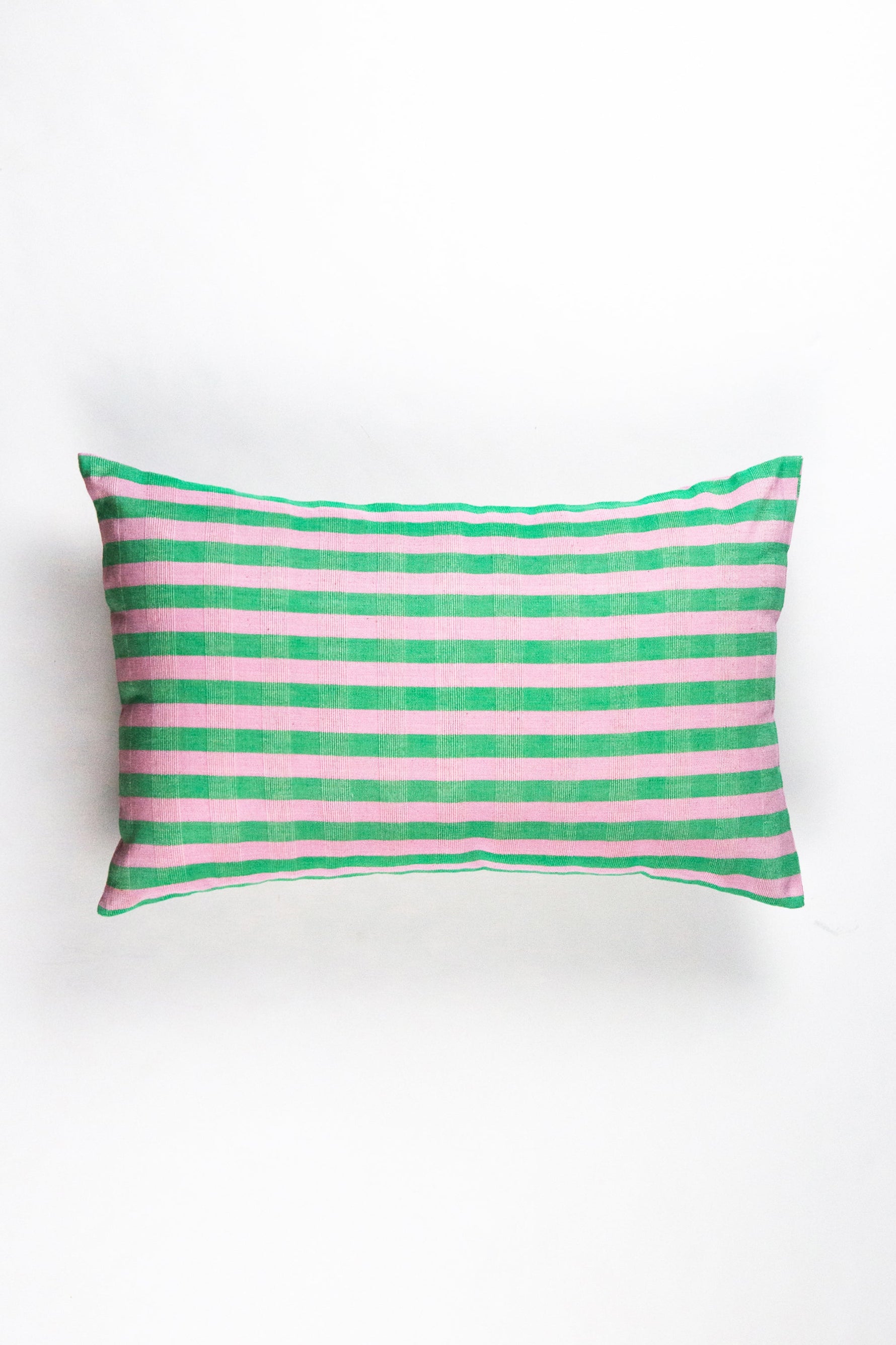 Flora Stripe Ruffle Pillow