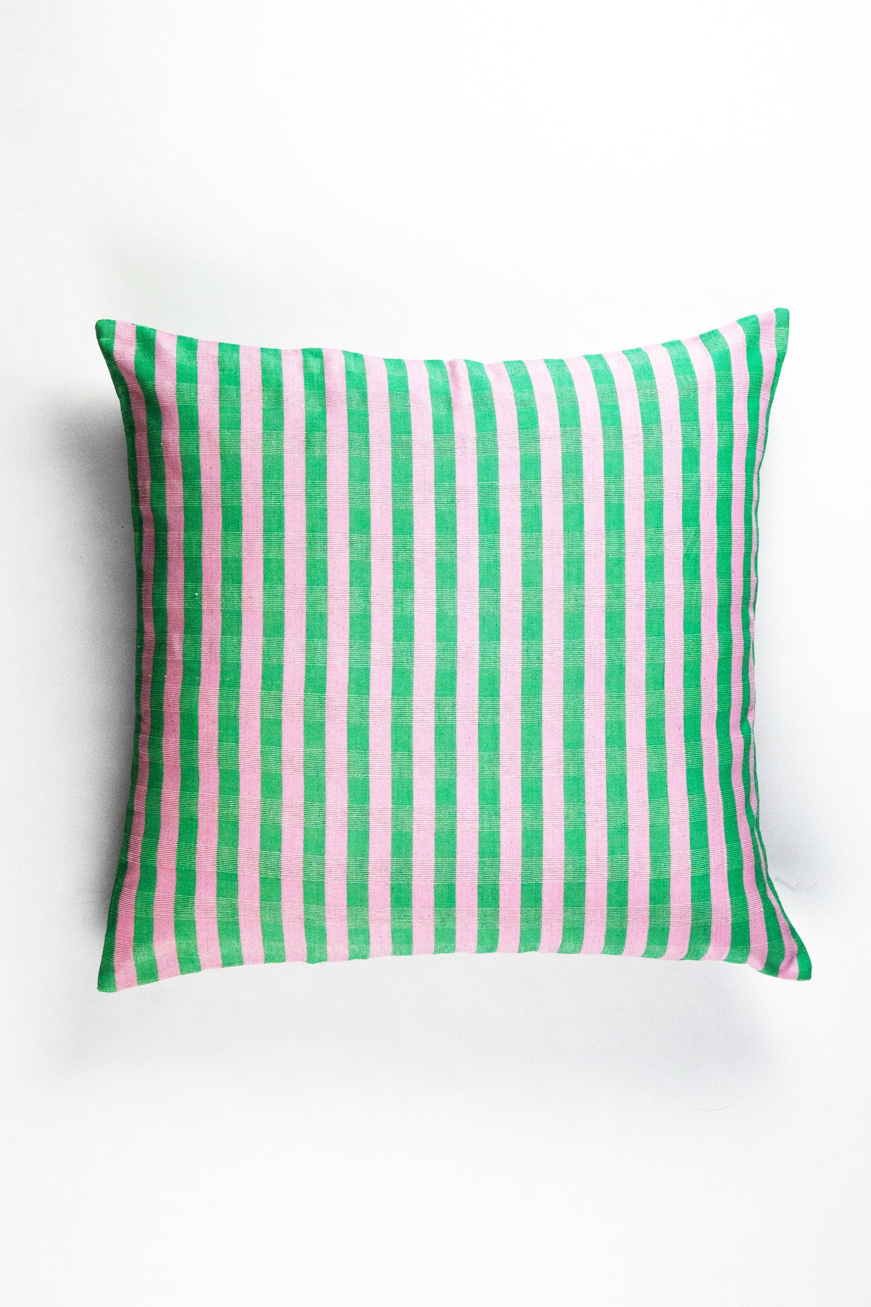 Flora Stripe Ruffle Pillow