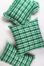 Josefina Ruffle Plaid Pillows