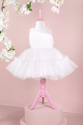 Felicity White Party Dress
