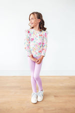 Field of Flowers L/S Ruffle Tee