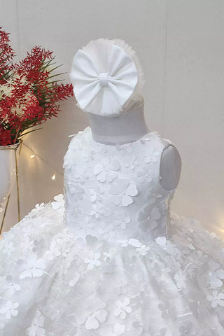 Fiona White Party Dress