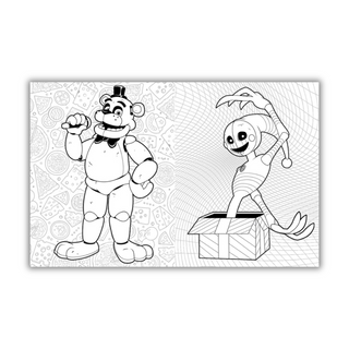 Five Nights at Freddy's Official Coloring Book (Spiral Bound) - By Baano