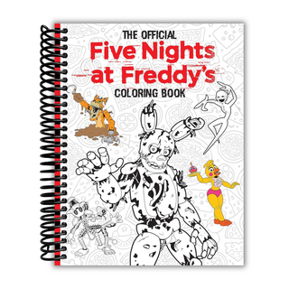 Five Nights at Freddy's Official Coloring Book (Spiral Bound) - By Baano