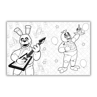 Five Nights at Freddy's Official Coloring Book (Spiral Bound) - By Baano