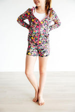 Flexible Floral Active Shorty Shorts