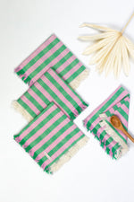Flora Stripe Party Napkin Set
