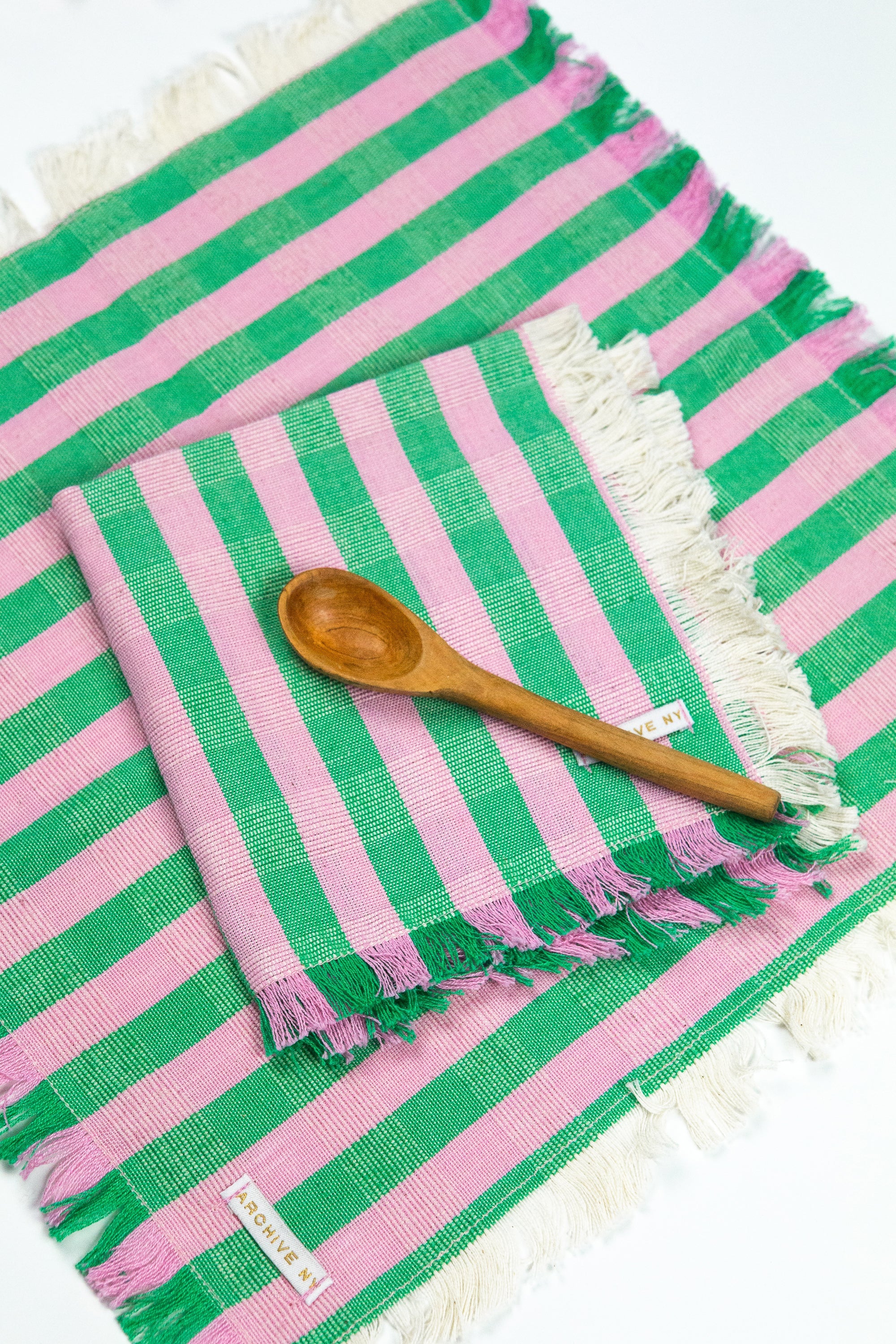Flora Stripe Party Napkin Set