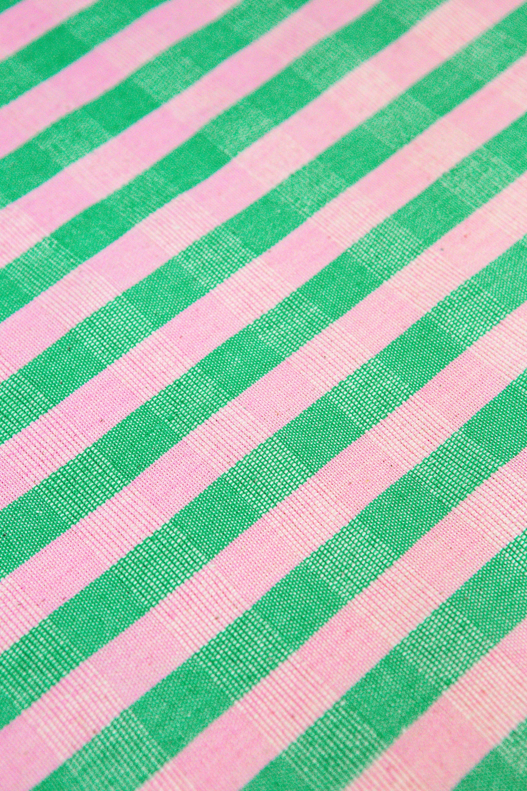 Archive NY Flora Stripe Ruffle Pillow