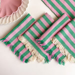 Flora Stripe Party Napkin Set
