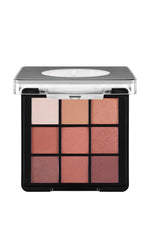Flormar 9-pack Compact Eyeshadow Palette with Creamy Texture & Matte Finish/Shimmer 9g - 003 Sunset - By Baano