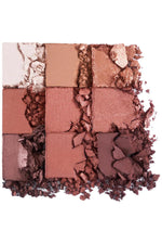 Flormar 9-pack Compact Eyeshadow Palette with Creamy Texture & Matte Finish/Shimmer 9g - 003 Sunset - By Baano