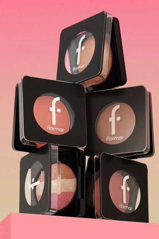 Flormar Baked Blush-On Highly Pigmented & Matte Finish Baked Blush 4g - 040 Shimmer Pink