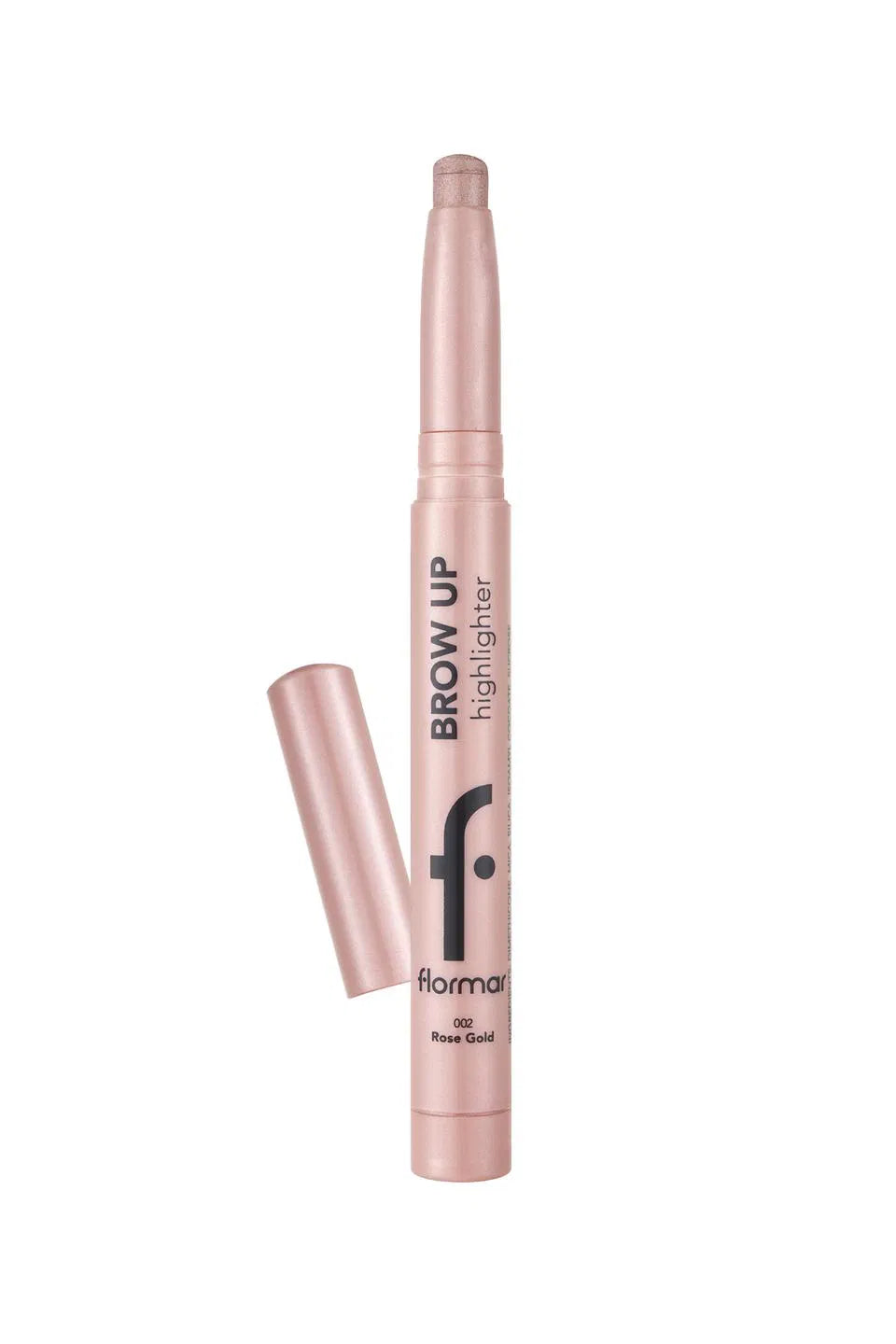 Flormar Brow Up Soft Textured & Intense Shimmer Lift Under Eyebrow Highlighter Pencil 1.4g - 002 Rosegold - By Baano