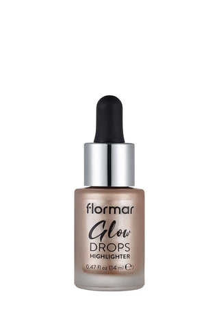 Flormar Glow Drops Natural Mineral Dropper Liquid Illuminator 14ml - 001 Moon Glow