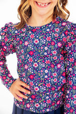 Flower Farm L/S Ruffle Tee