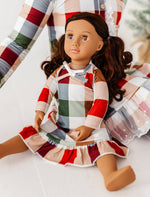 Holiday Plaid | DOLL DRESS - By Baano