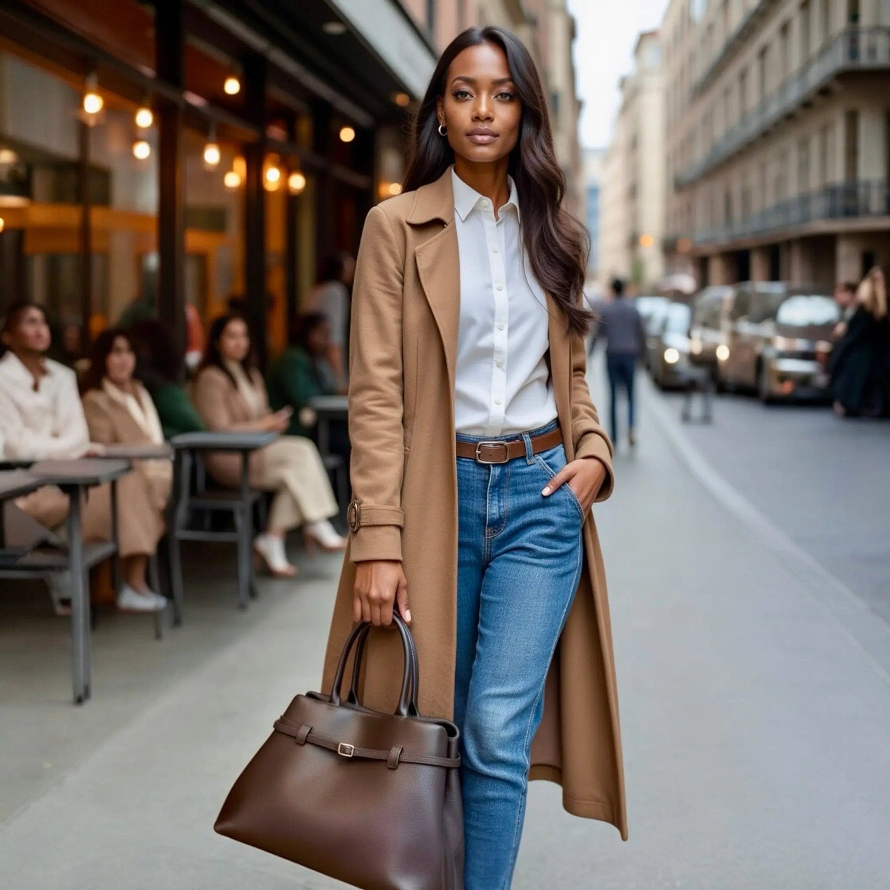 THE XL SARAH BELT TOTE BAG - By Baano