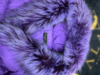 Genuine Silver Fox Fur Down Fill Parka - By Baano