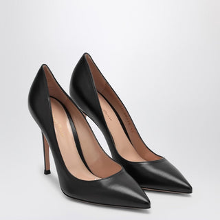 Black Leather Pumps - By Baano