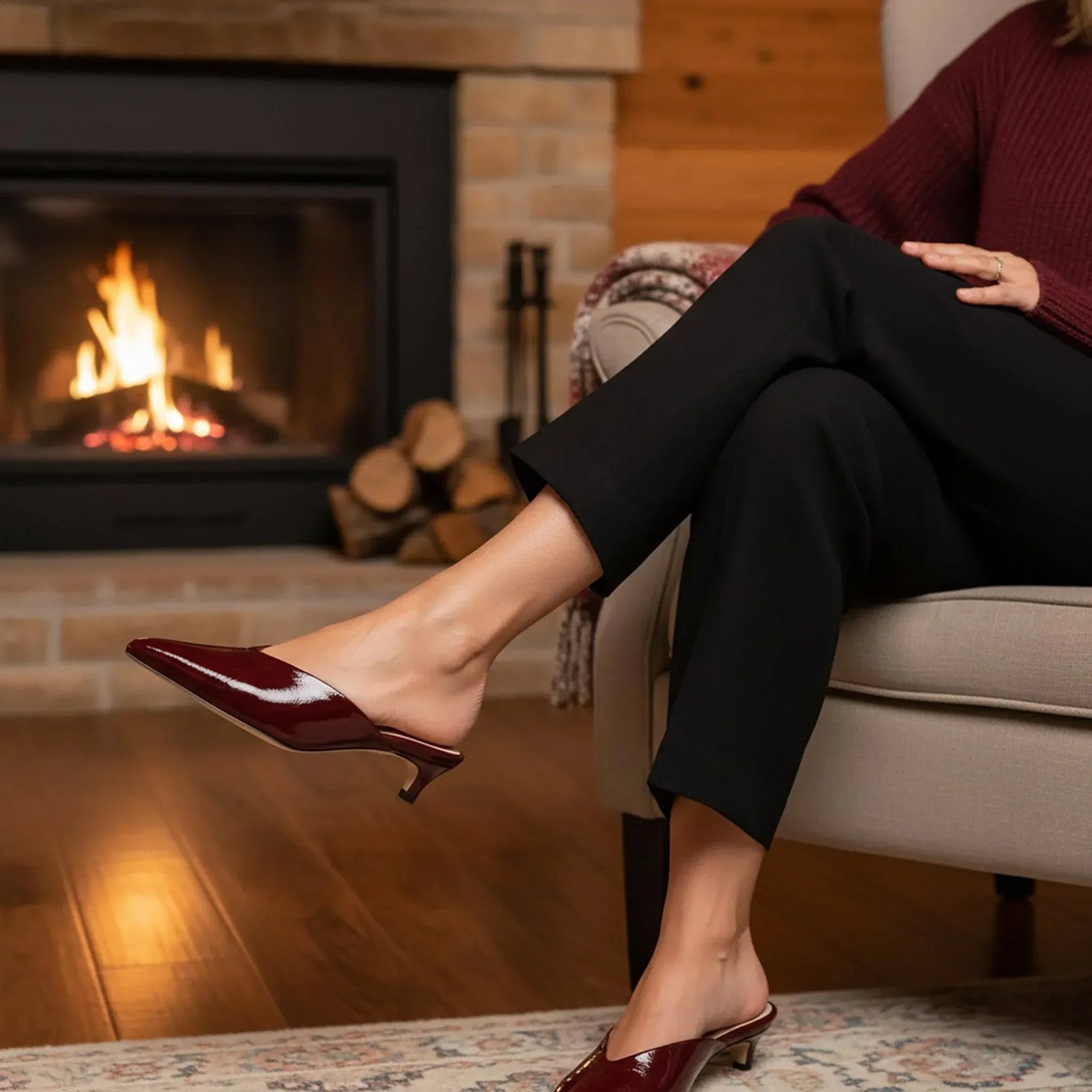 Gal Micro Heel Mule - Glamourous Grace