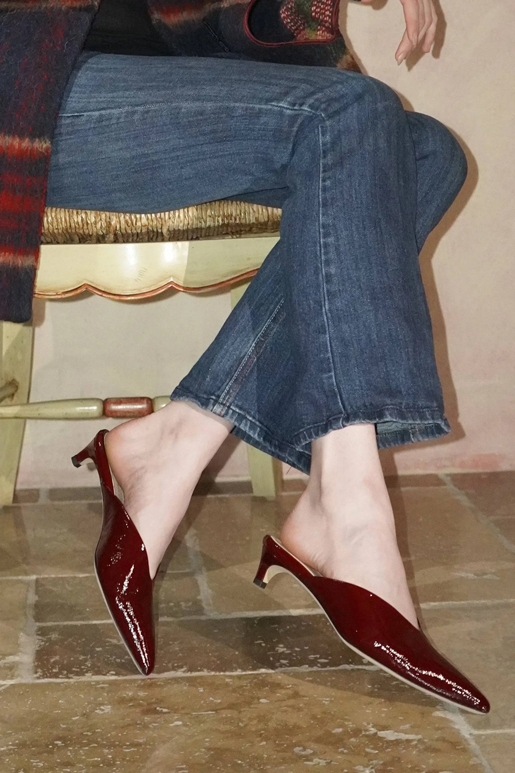 Gal Micro Heel Mule - Glamourous Grace