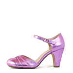 Goldie Metallic Ballroom Heels