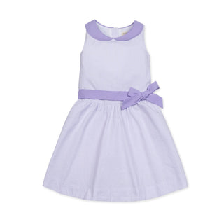 Organic Seersucker Peter Pan Collar Dress - Baby - By Baano