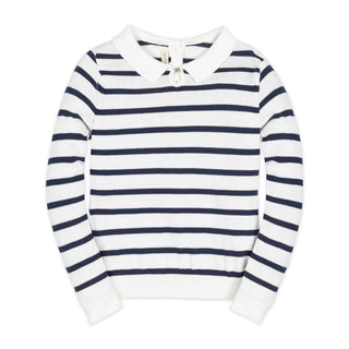 Organic French Collared Keyhole Sweater - Baby - Glamourous Grace