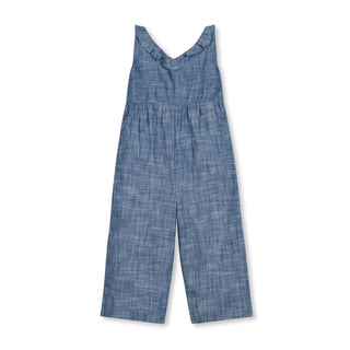 Ruffle Neck Organic Jumpsuit - Baby - By Baano