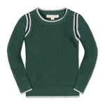 Organic Sporty Crew Neck Sweater - Baby - By Baano