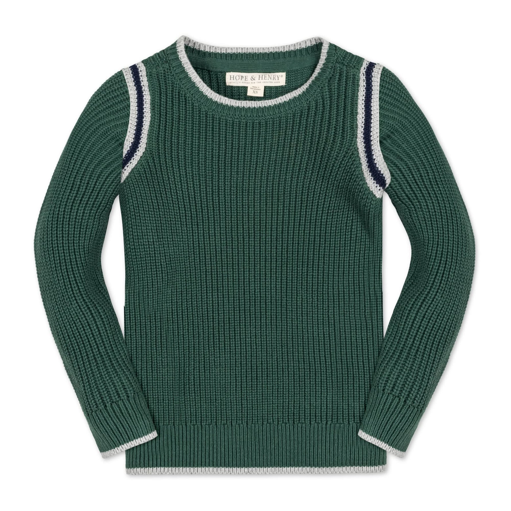 Organic Sporty Crew Neck Sweater - Baby - By Baano