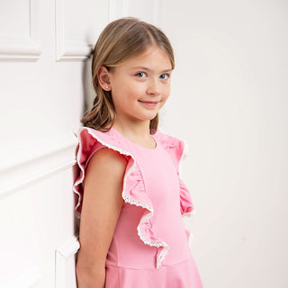 Sleeveless Organic Knit Pinafore Dress - Baby - By Baano