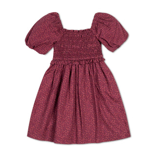 Organic Smocked Bubble Sleeve Dress - Baby - Glamourous Grace