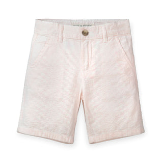 Organic Seersucker Short Classic Pink - Glamourous Grace