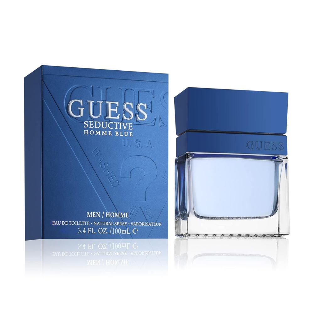 GUESS Seductive Blue Eau De Toilette Spray TESTER for Men (3.4 oz)