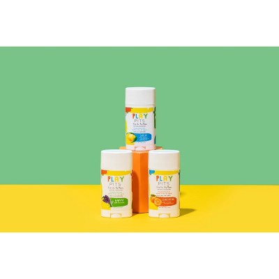 Play Pits Suga Kids' Natural Solid Deodorant 2.65oz - New