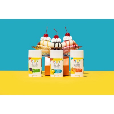 Play Pits Suga Kids' Natural Solid Deodorant 2.65oz - New