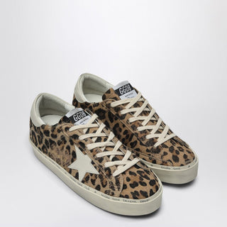 Hi Star Sneakers Leopard Print In Pony Hair - By Baano