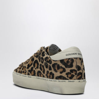Hi Star Sneakers Leopard Print In Pony Hair - By Baano