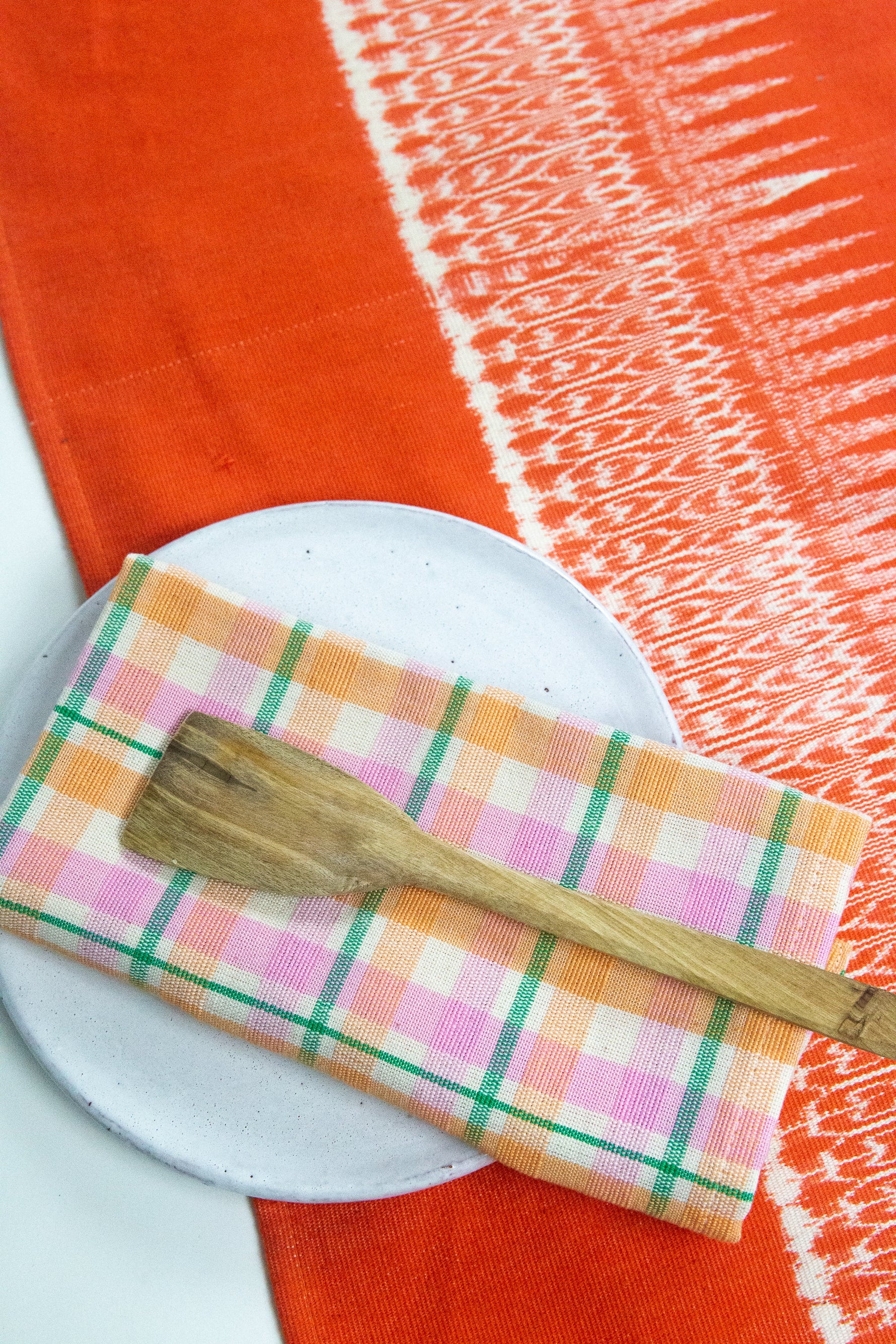 Gabriela Jaspé Table Runner - Orange