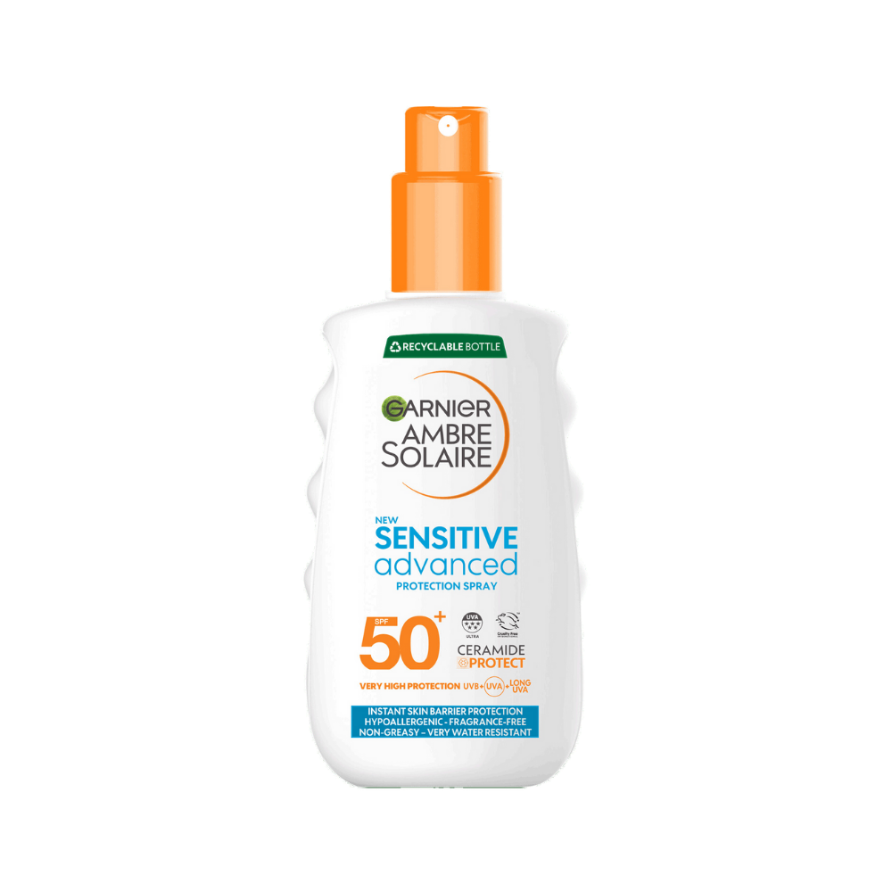 Garnier Ambre Solaire SPF 50+ Sensitive Advanced Sun Spray  150 ml / 5 fl oz