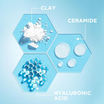 Garnier Gentle Pure Active Hydrating Deep Hyaluronic Acid Cleanser 250 ml 2 Pack