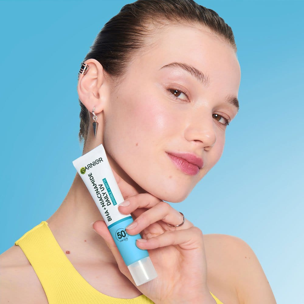 Garnier Pure Active BHA+Niacinamide Daily UV SPF50+ 40 ml 2 Pack