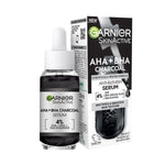 Garnier Skin Active 4% AHA + BHA & Niacinamide Charcoal Face Serum 30 ml 2 Pack