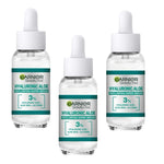 Garnier Skin Active Hyaluronic Aloe Replumping Face Serum 30 ml 3 Pack