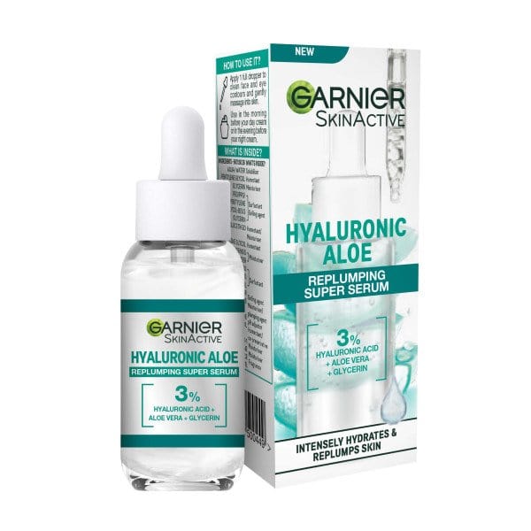 Garnier Skin Active Hyaluronic Aloe Replumping Face Serum 30 ml 2 Pack