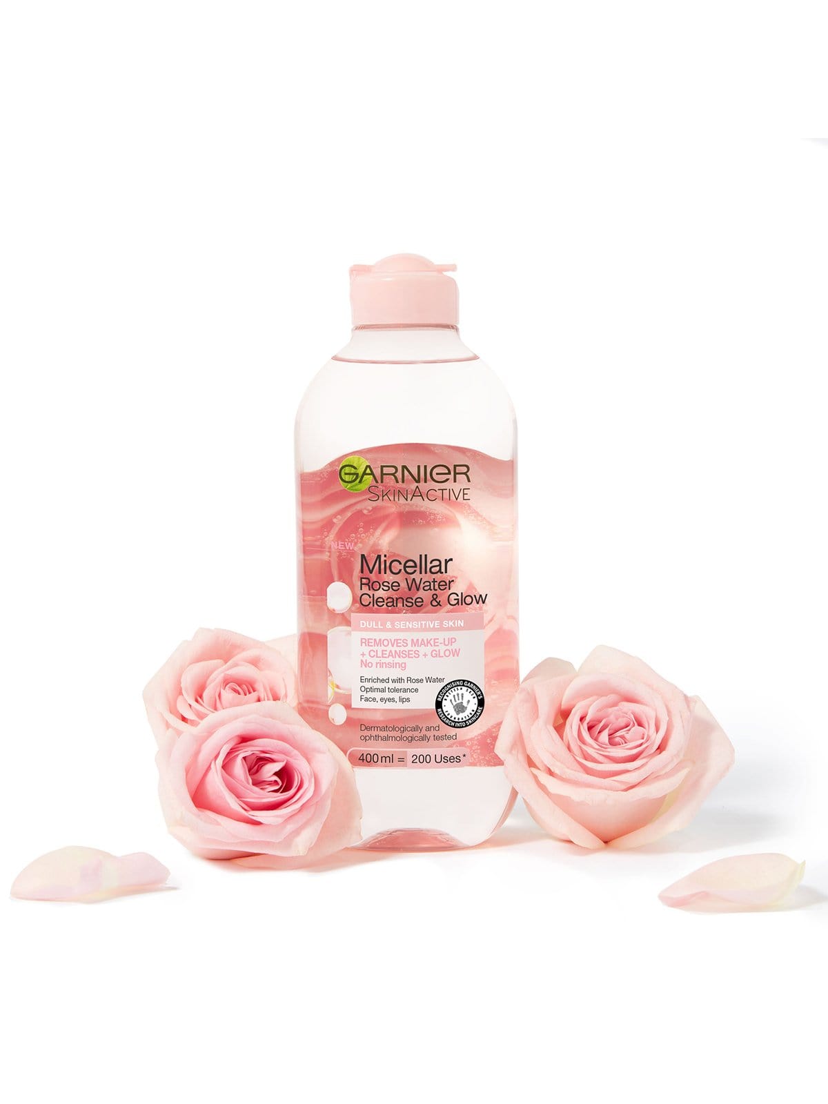 Garnier Skin Active Micellar Rose Glow Cleansing Water 400 ml / 13.5 fl oz