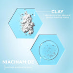 Garnier Skin Active Pure Active 3 in 1 Wash, Scrub & Mask 150 ml 3 Pack