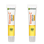 Garnier Skin Active Vitamin C Daily UV Brightening Fluid Invisible, SPF50+ 40 ml 2 Pack